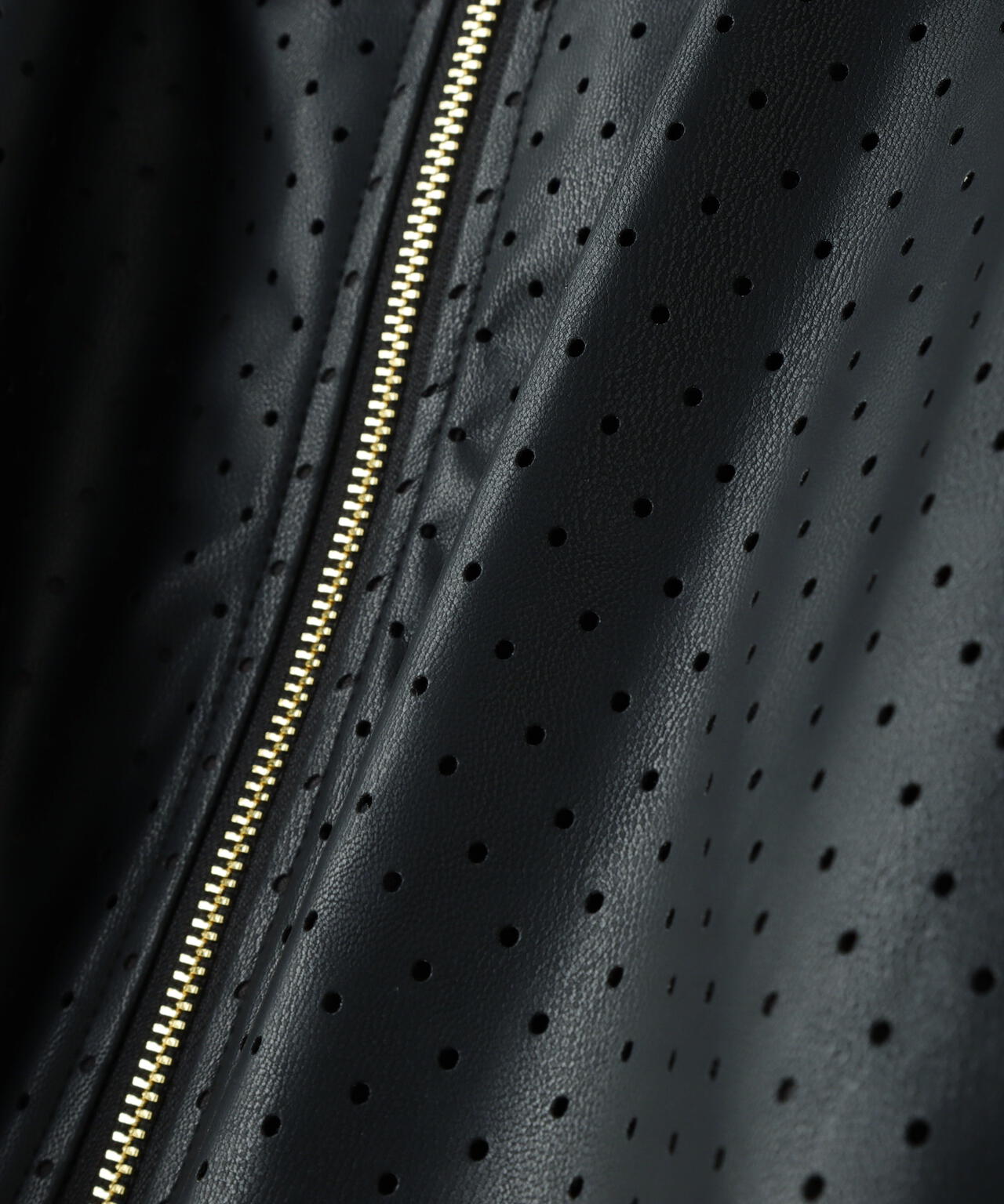 Risley(リズレー) パンチングエコレザ－パーカー