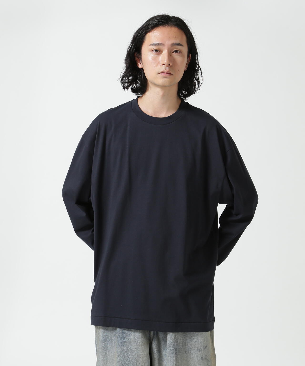 ATON (エイトン)SUVIN60/2 | OVERSIZED L/S T-SHIRT