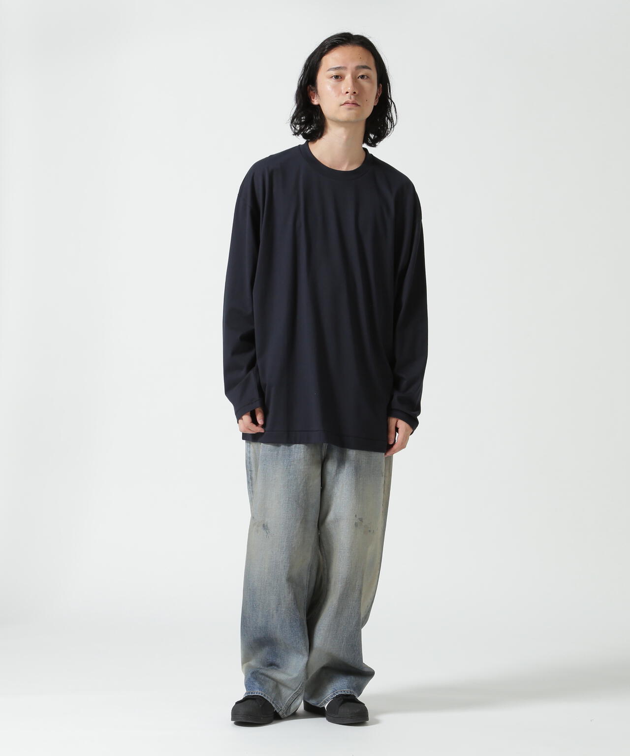 ATON (エイトン)SUVIN60/2 | OVERSIZED L/S T-SHIRT