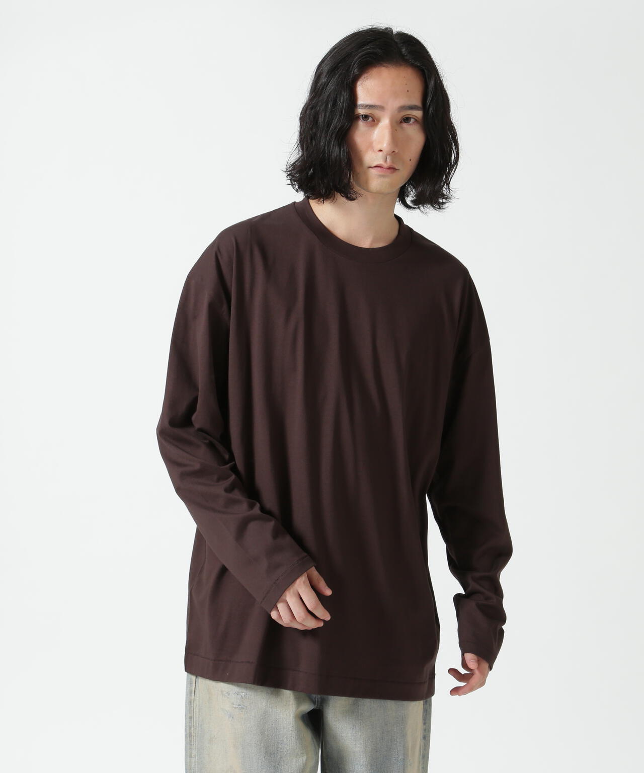 ATON (エイトン)SUVIN60/2 | OVERSIZED L/S T-SHIRT