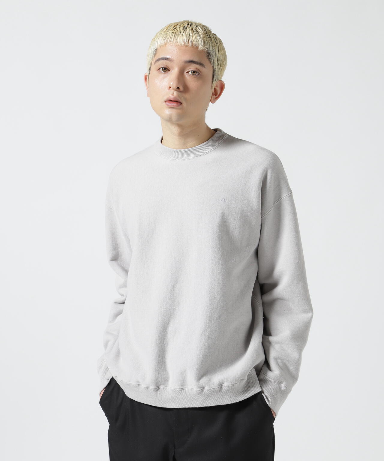 ATON (エイトン)x B'2nd 別注GARMENT DYE URAKE | OVERSIZED SWEAT SHIRT/ユニセックス