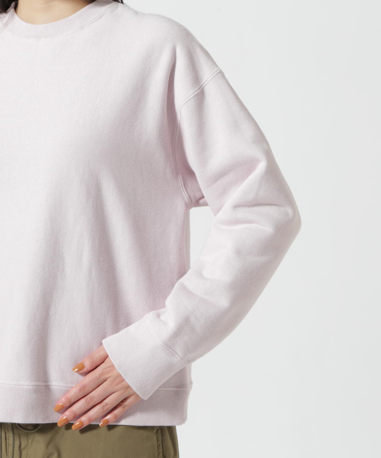 ATON (エイトン) NATURAL DYE URAKE OVERSIZED SWEAT SHIRT