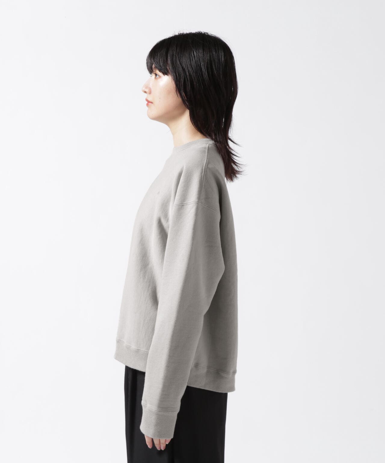 ATON (エイトン) B'2nd 別注GARMENT DYE URAKE / OVERSIZED SWEAT SHIRT/ウィメンズ
