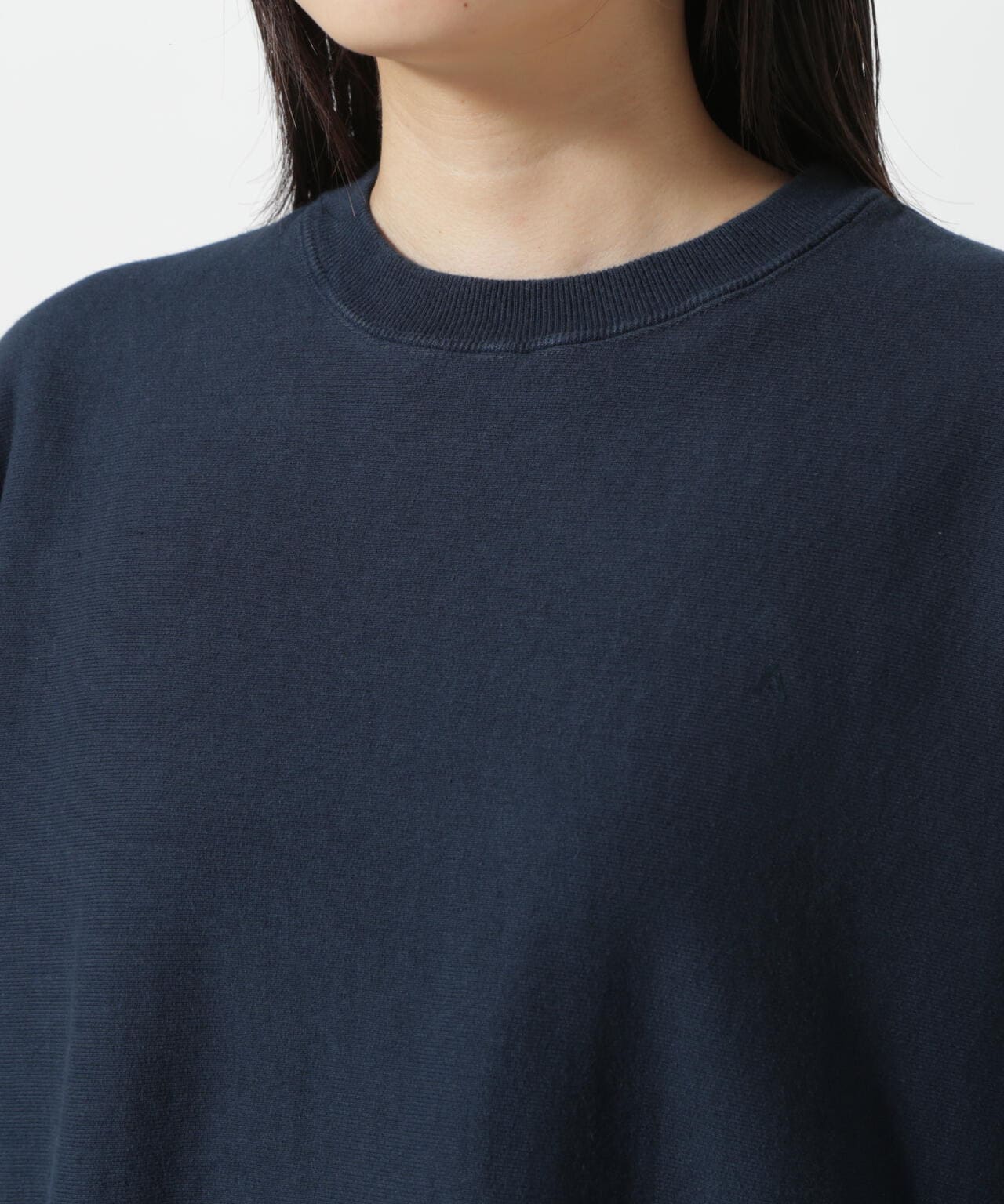 ATON (エイトン) B'2nd 別注GARMENT DYE URAKE / OVERSIZED SWEAT SHIRT/ウィメンズ