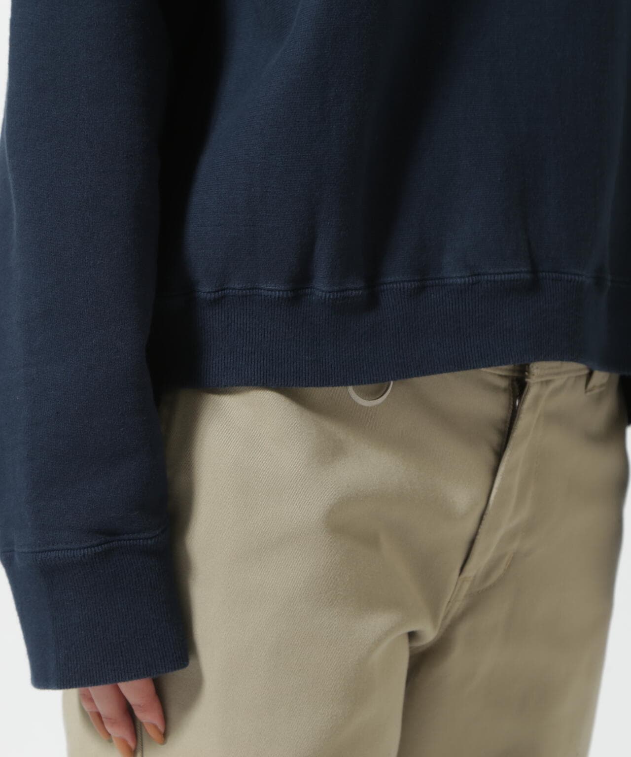 ATON (エイトン) B'2nd 別注GARMENT DYE URAKE / OVERSIZED SWEAT SHIRT/ウィメンズ