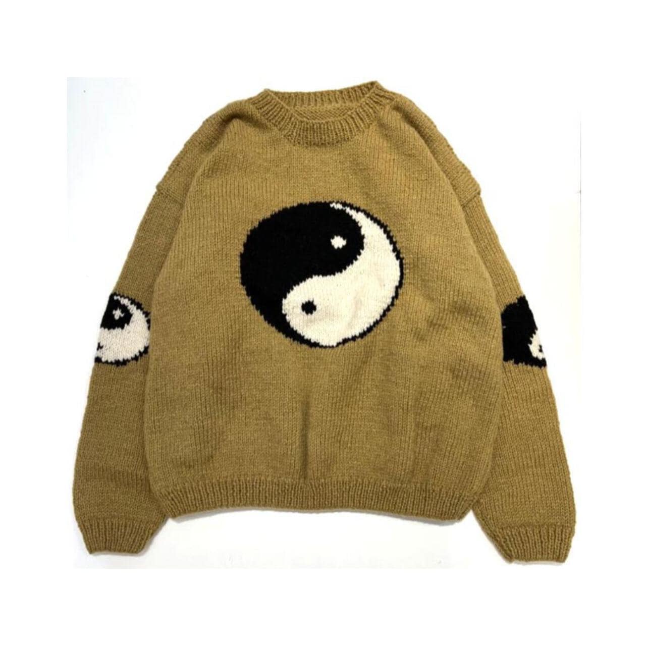 MacMahon Knitting Mills / Roll Neck Knit-Big Yin&Yang