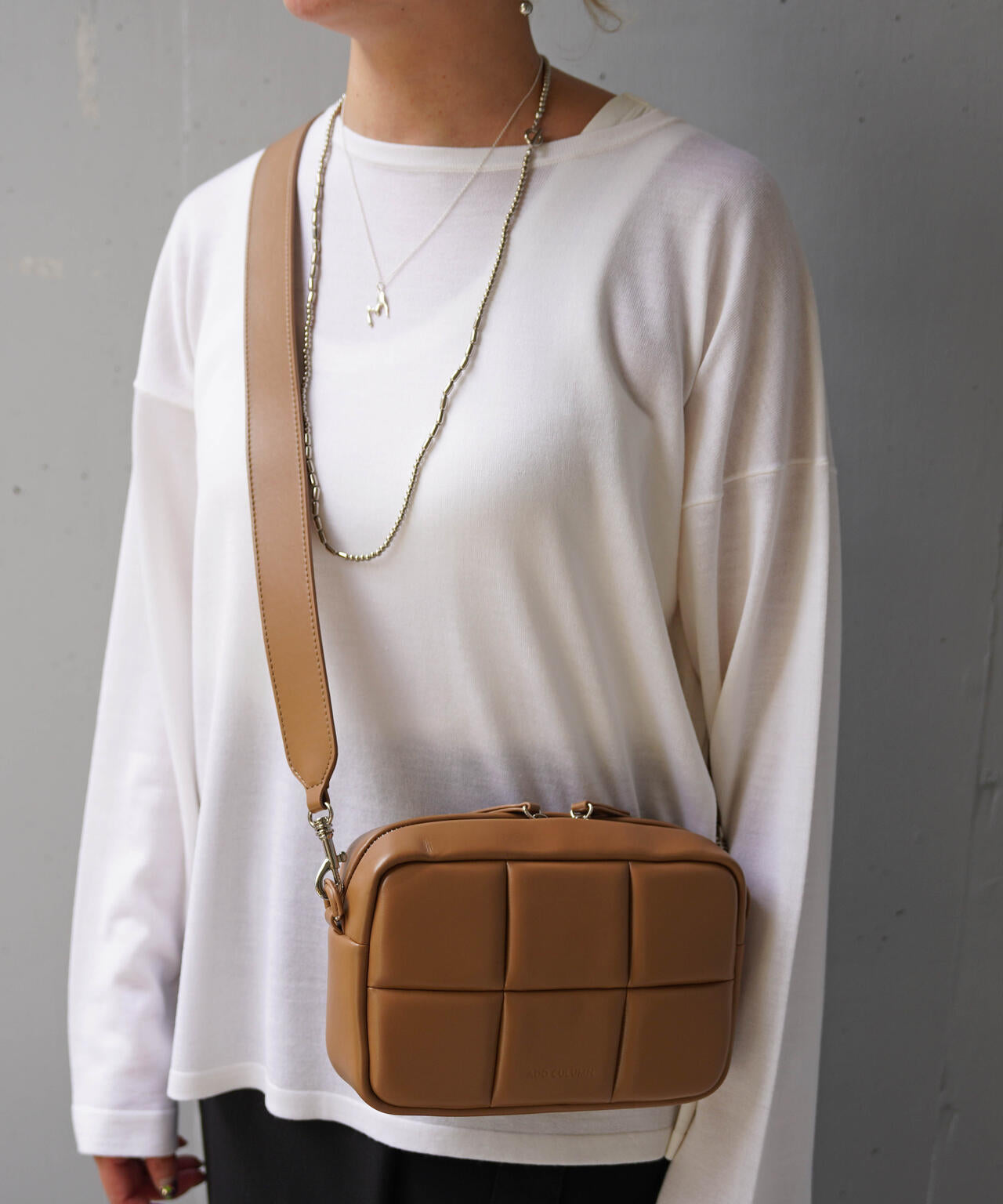 ADD CULUMN(アドカラム) PUFF-CROSS BODY/ショルダーバック