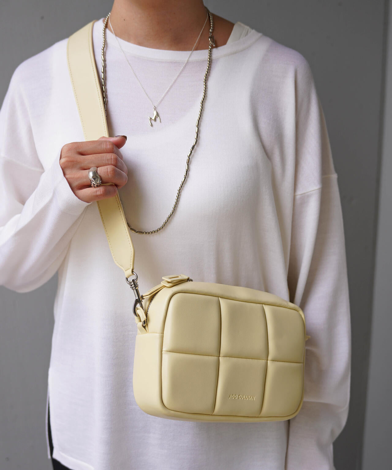 ADD CULUMN(アドカラム) PUFF-CROSS BODY/ショルダーバック