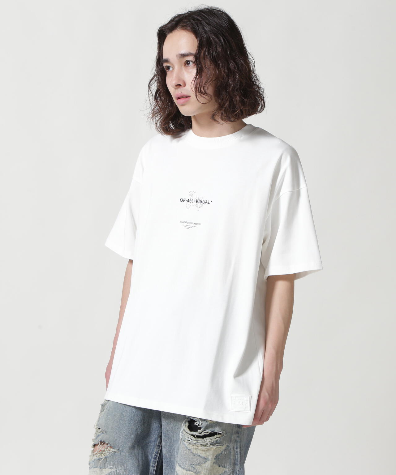A4A/エーフォーエー/PAINT SST ペイントショートスリーブT