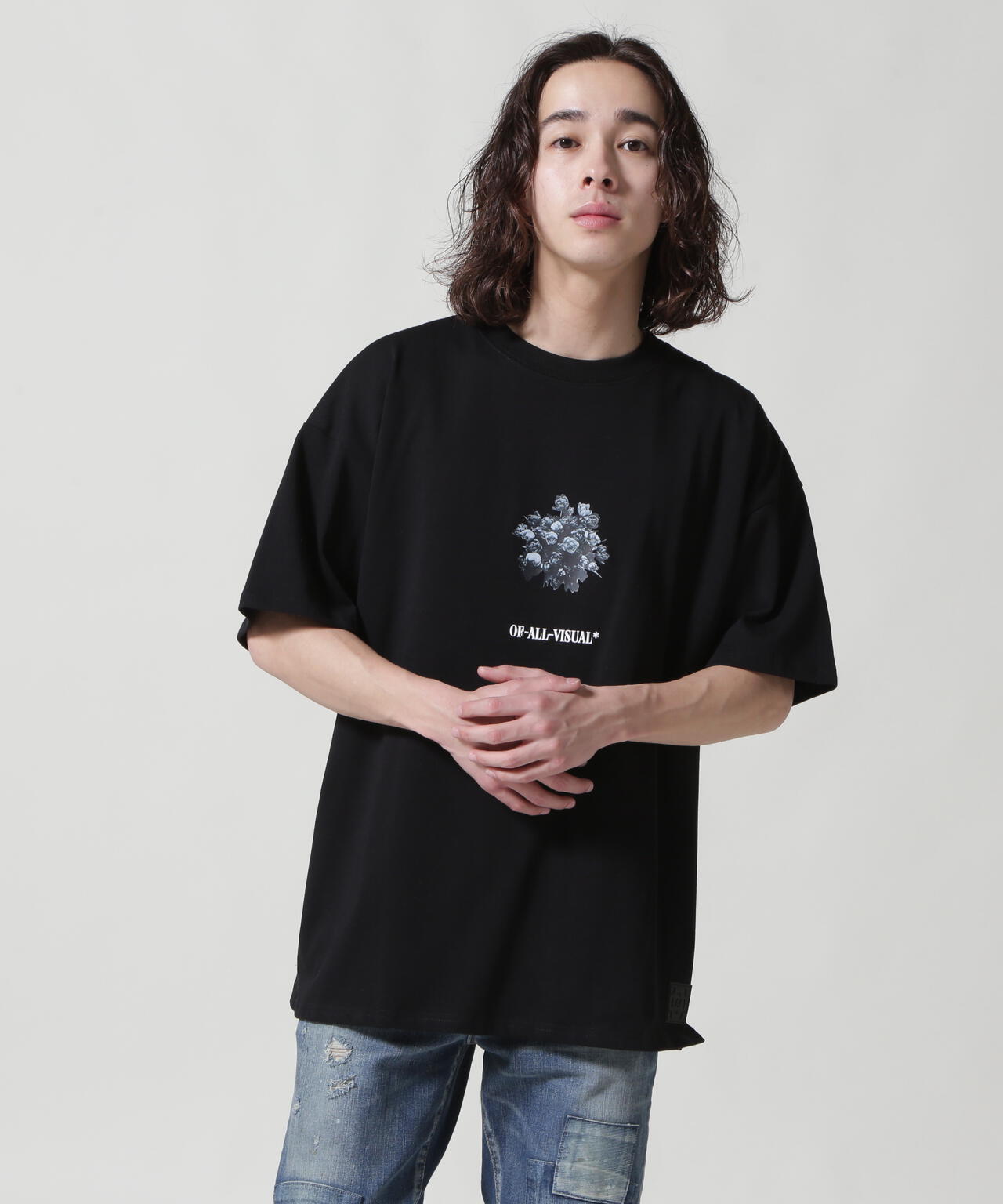 A4A/エーフォーエー/ROSE SST ローズ ショートスリーブTシャツ