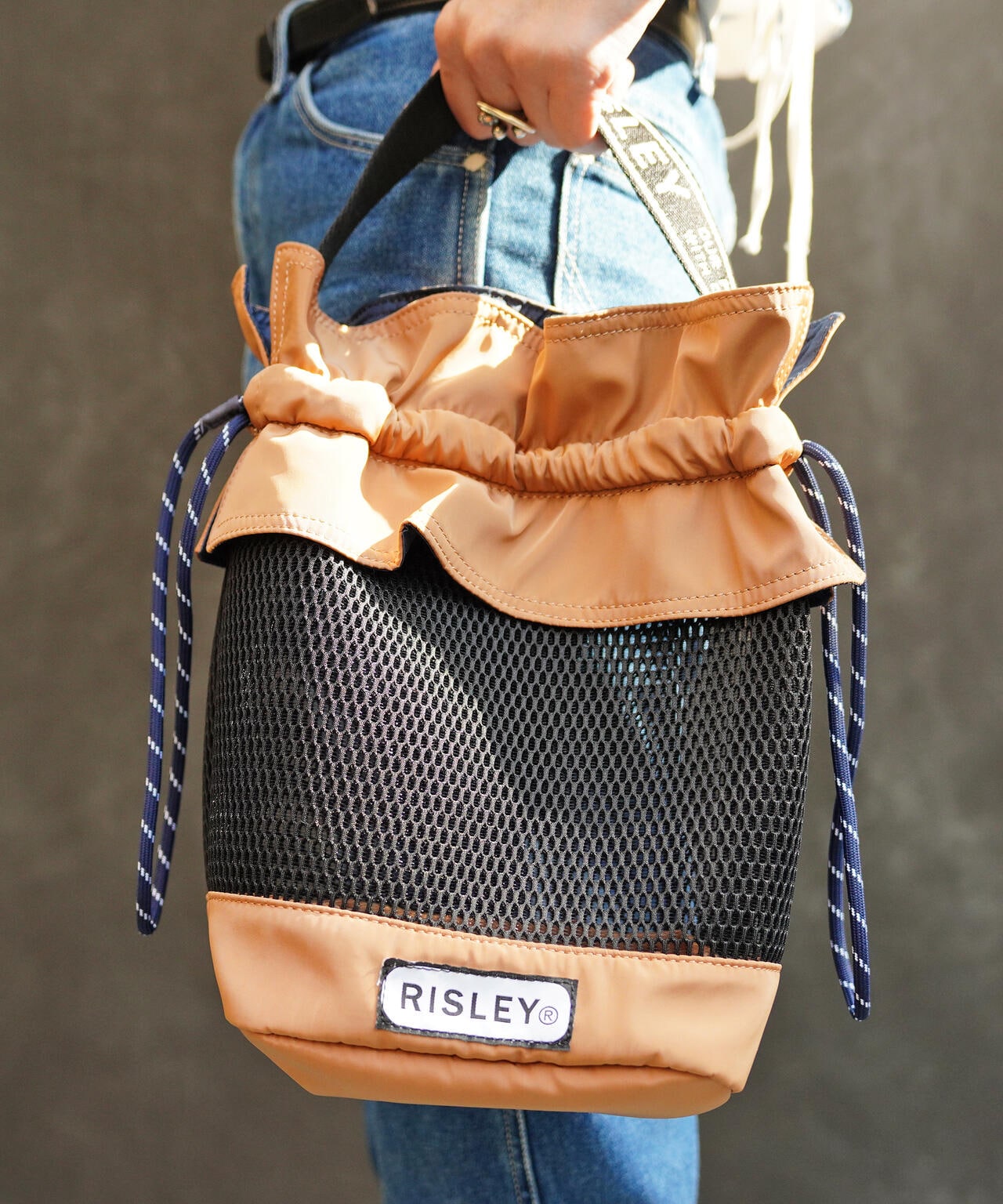 Risley(リズレー) 別注NEWメッシュフリルBAG