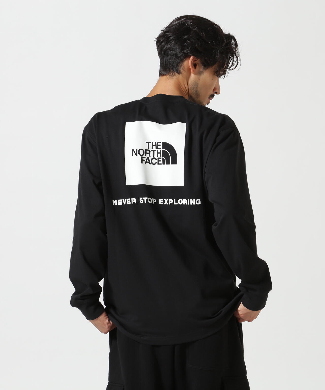 THE NORTH FACE / L/S Back Square Logo Tee