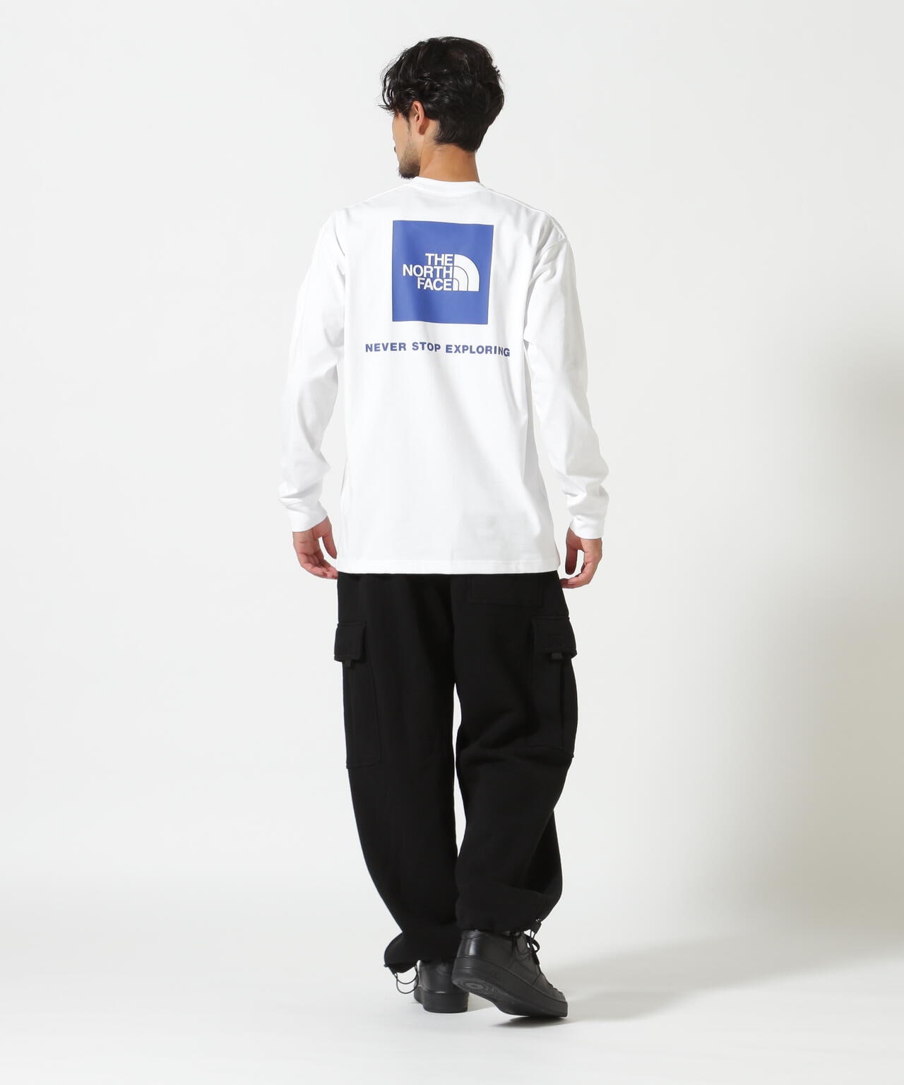 THE NORTH FACE / L/S Back Square Logo Tee