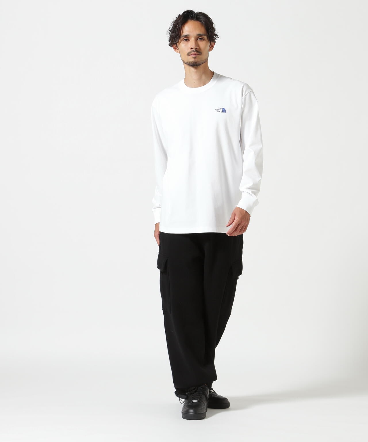 THE NORTH FACE / L/S Back Square Logo Tee