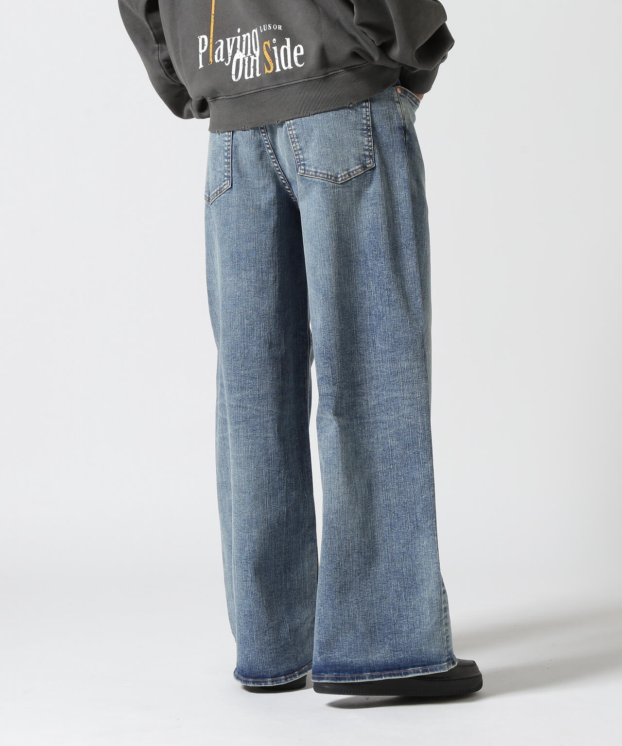 SURT(サート)WIDE DENIM ストレッチワイドデニム