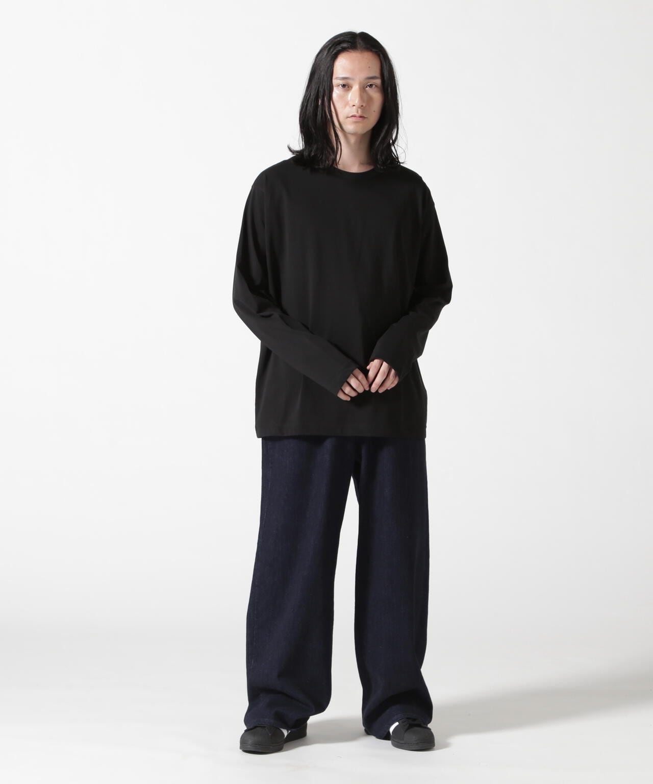 ATON (エイトン) DRY COTTON JERSEY  L/S T-SHIRT