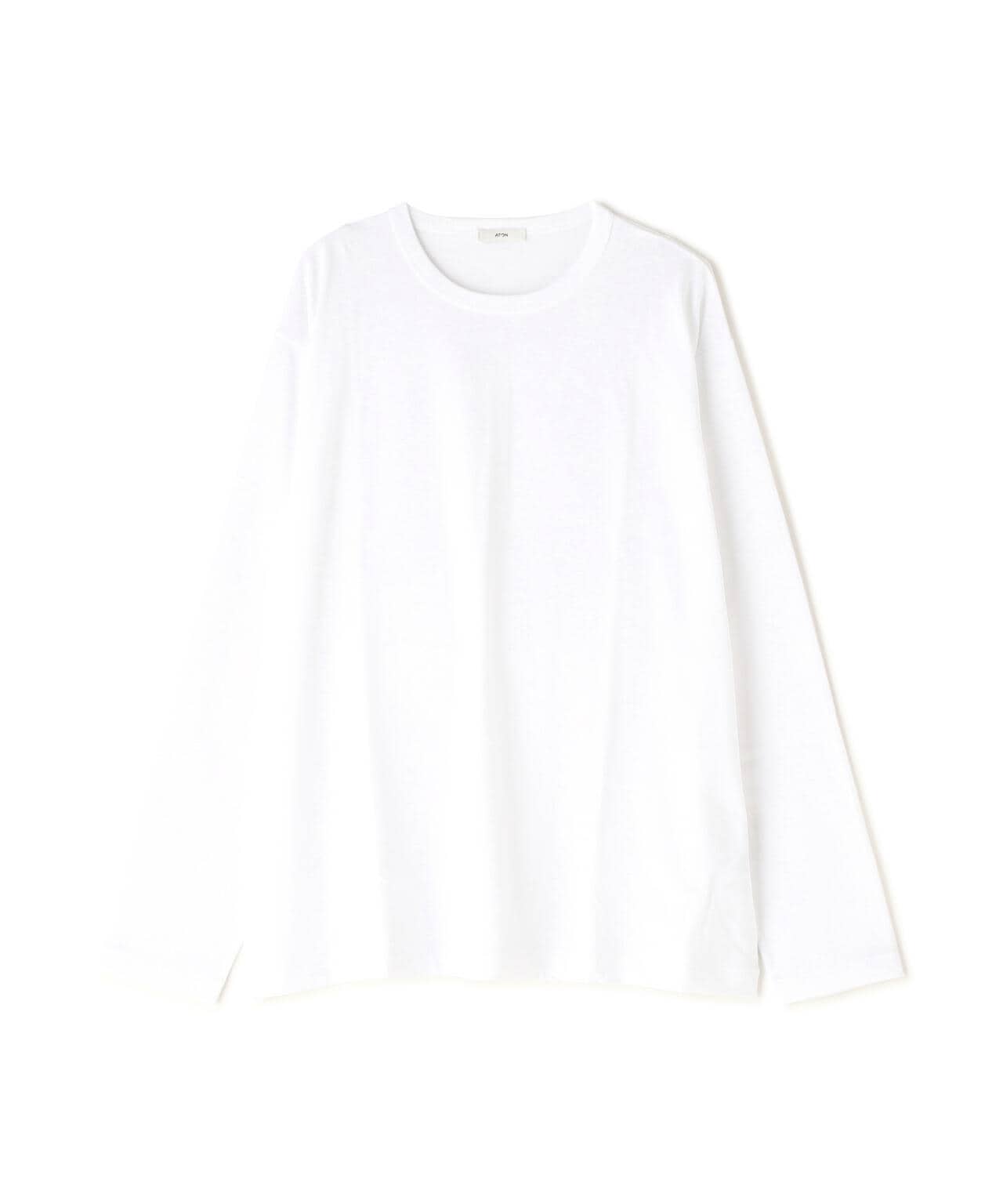 ATON (エイトン) DRY COTTON JERSEY  L/S T-SHIRT