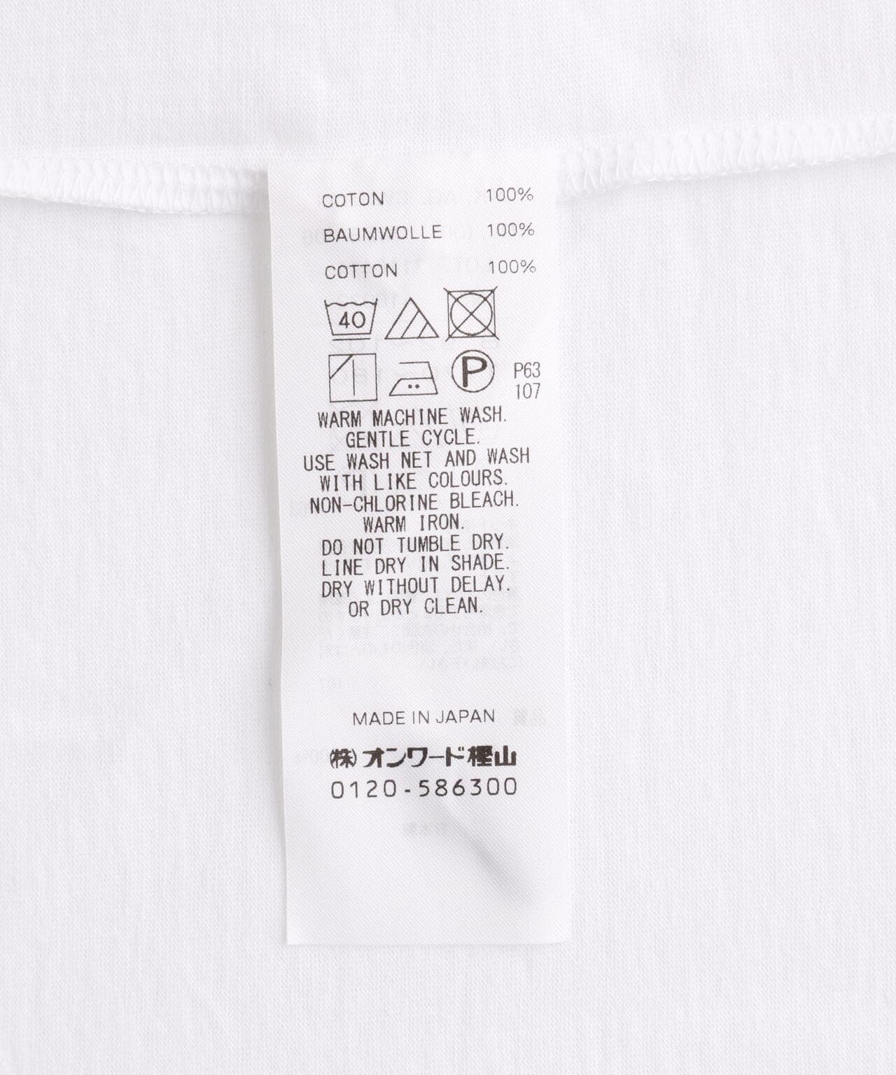 ATON (エイトン) DRY COTTON JERSEY  L/S T-SHIRT