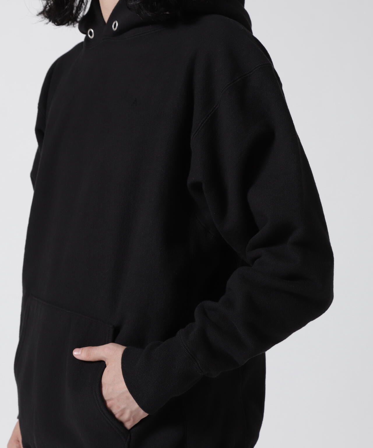 ATON (エイトン) GARMENT DYED URAKE  HOODIE