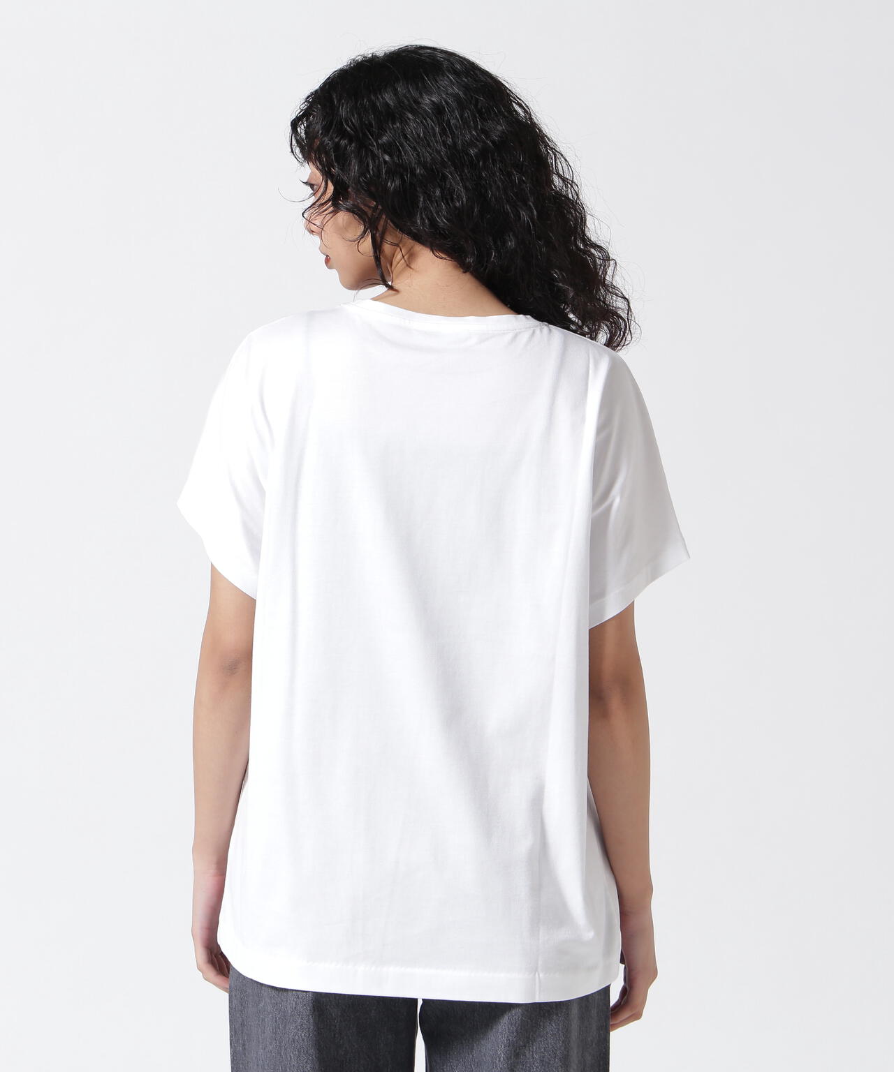 ATON (エイトン) SUVIN 60/2 CAP SLEEVE T-SHIRT