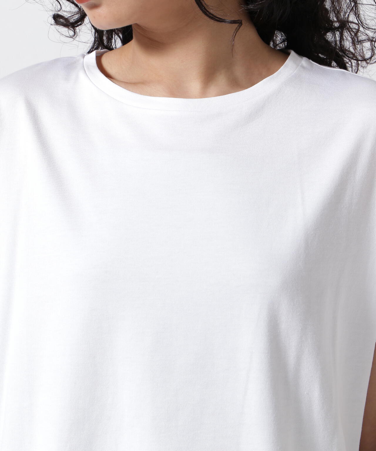 ATON (エイトン) SUVIN 60/2 CAP SLEEVE T-SHIRT