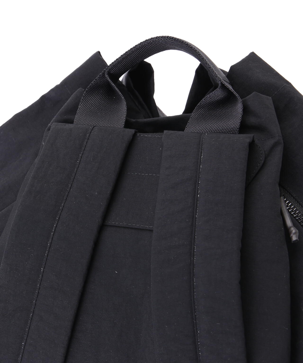 SLOW(スロウ)Span nylon-draw string day pack-2024SS