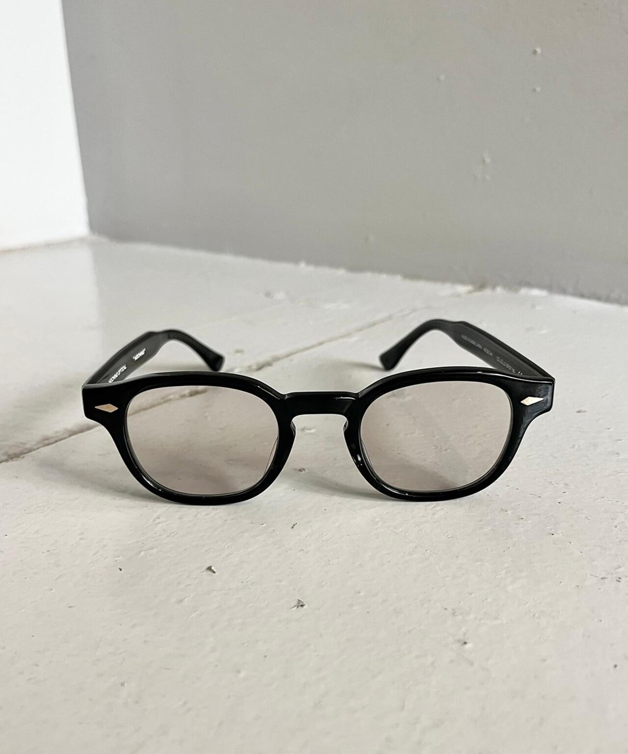 NOCHINO OPTICAL(ノチノ オプティカル) 別注NOCHINO/TRANSPARENT BLUE GREYｘBROWN LENS
