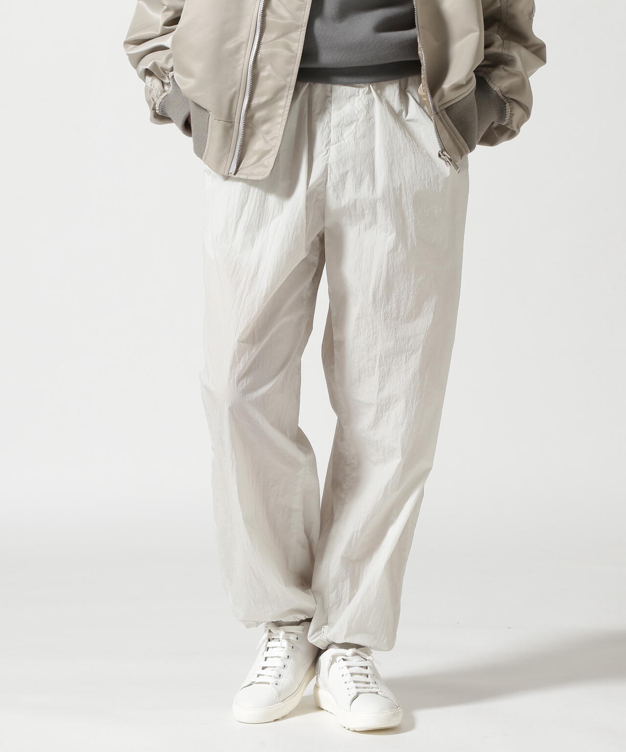 ATON (エイトン) HAND DIED NYLONOVER PANTS