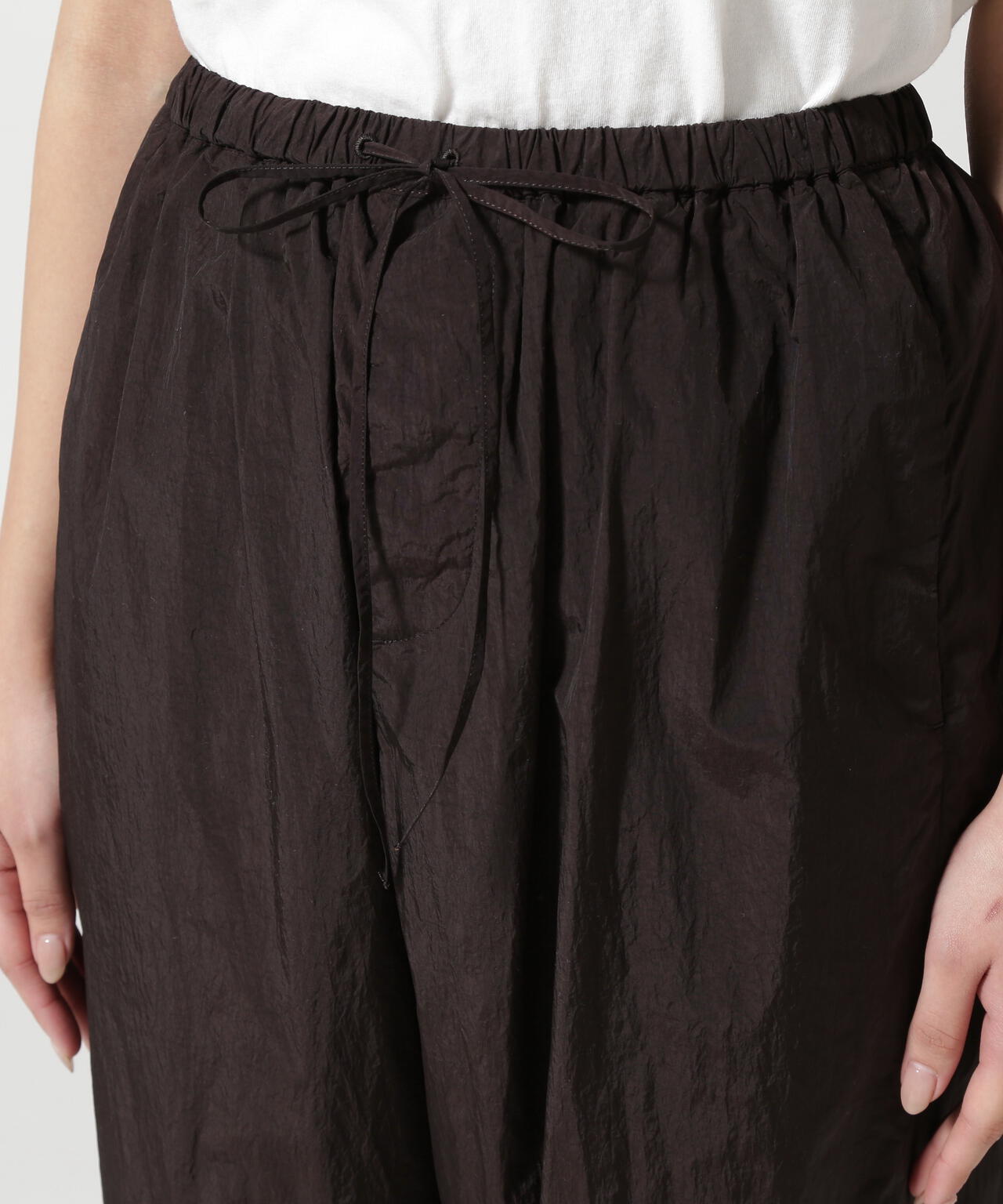 ATON (エイトン) HAND DIED NYLONOVER PANTS