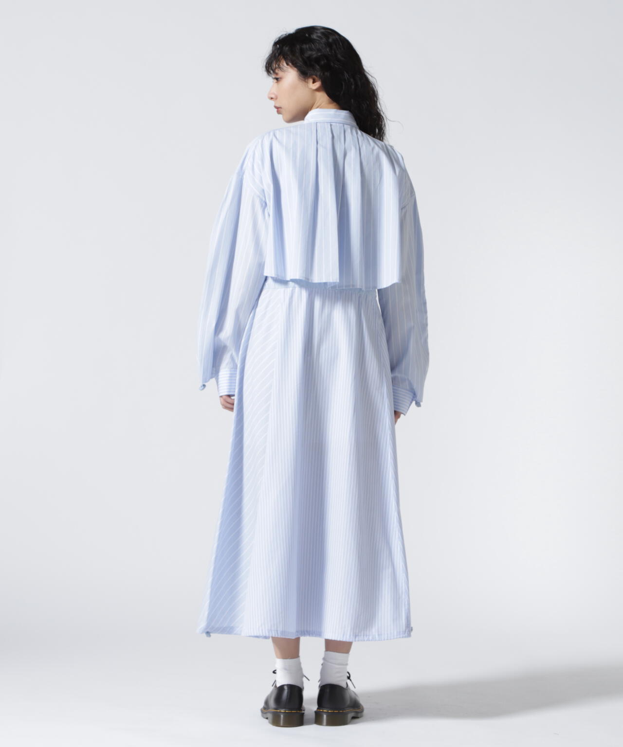 AULA AILA（アウラ アイラ）別注ウエストドロストリングシャツワンピース