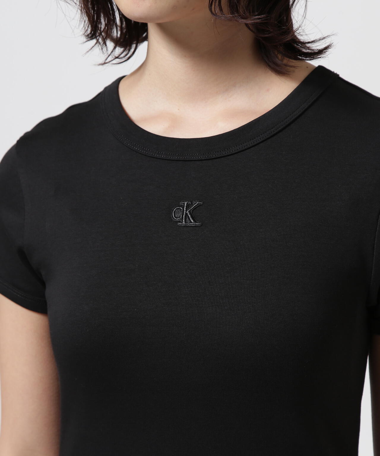 Calvin Klein（カルバンクライン）ショートスリーブカットソーワンピース