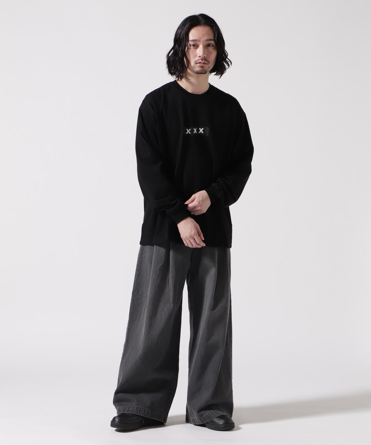 GOD SELECTION XXX / LONG SLEEVE T-SHIRT GX-A25-LT-03