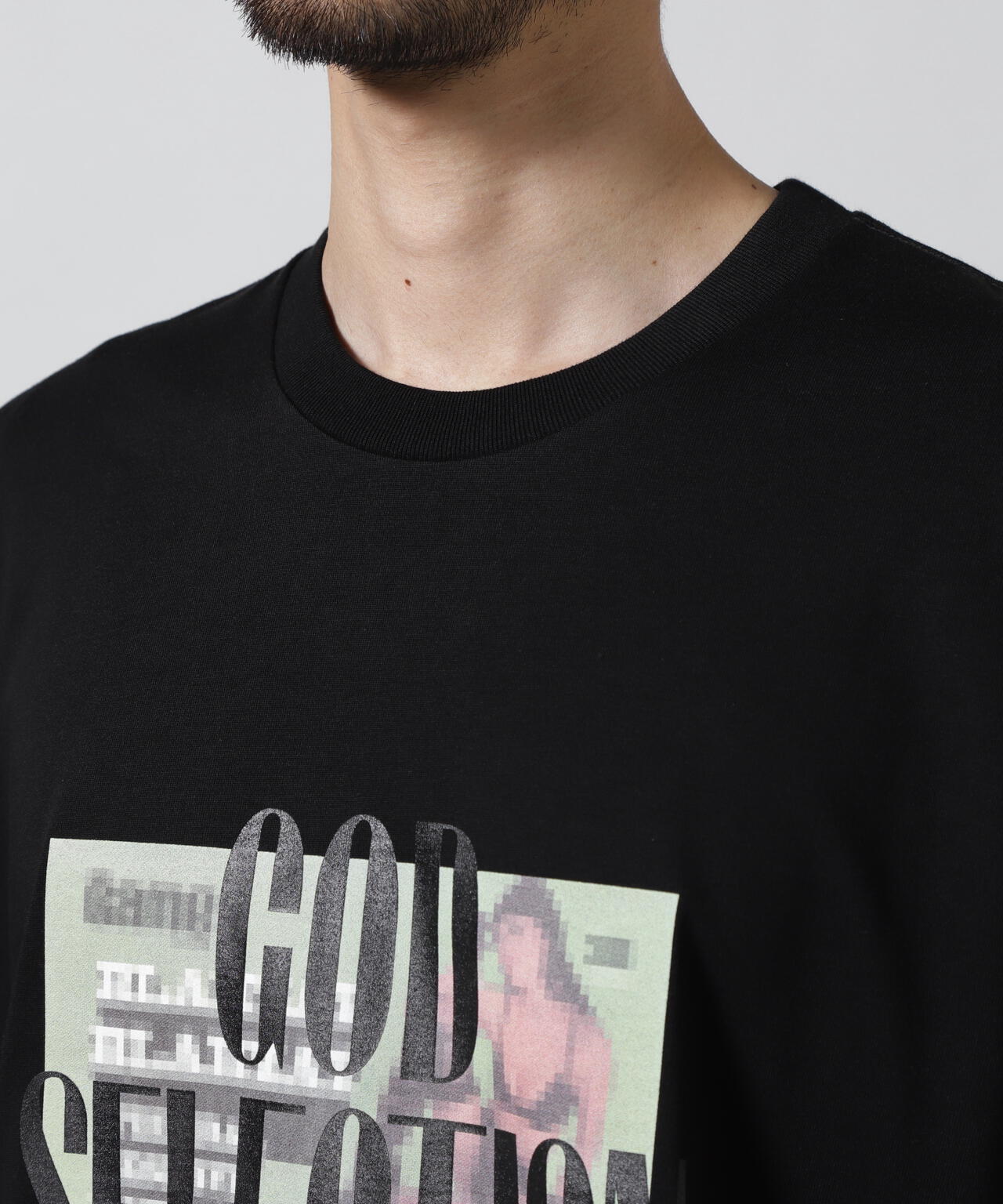 GOD SELECTION XXX / MOSAIC LONG SLEEVE T-SHIRT GX-A25-LT-09
