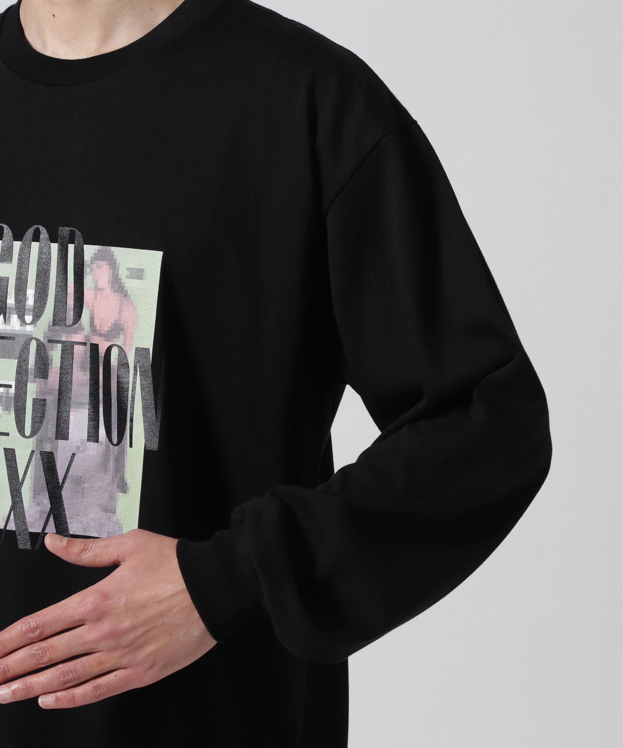 GOD SELECTION XXX / MOSAIC LONG SLEEVE T-SHIRT GX-A25-LT-09