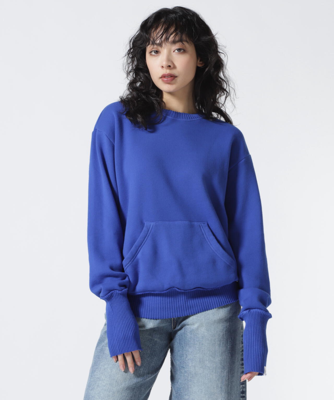 PERFECT RIBS（パーフェクトリブズ）Relax Pocket Crew Neck Sweat