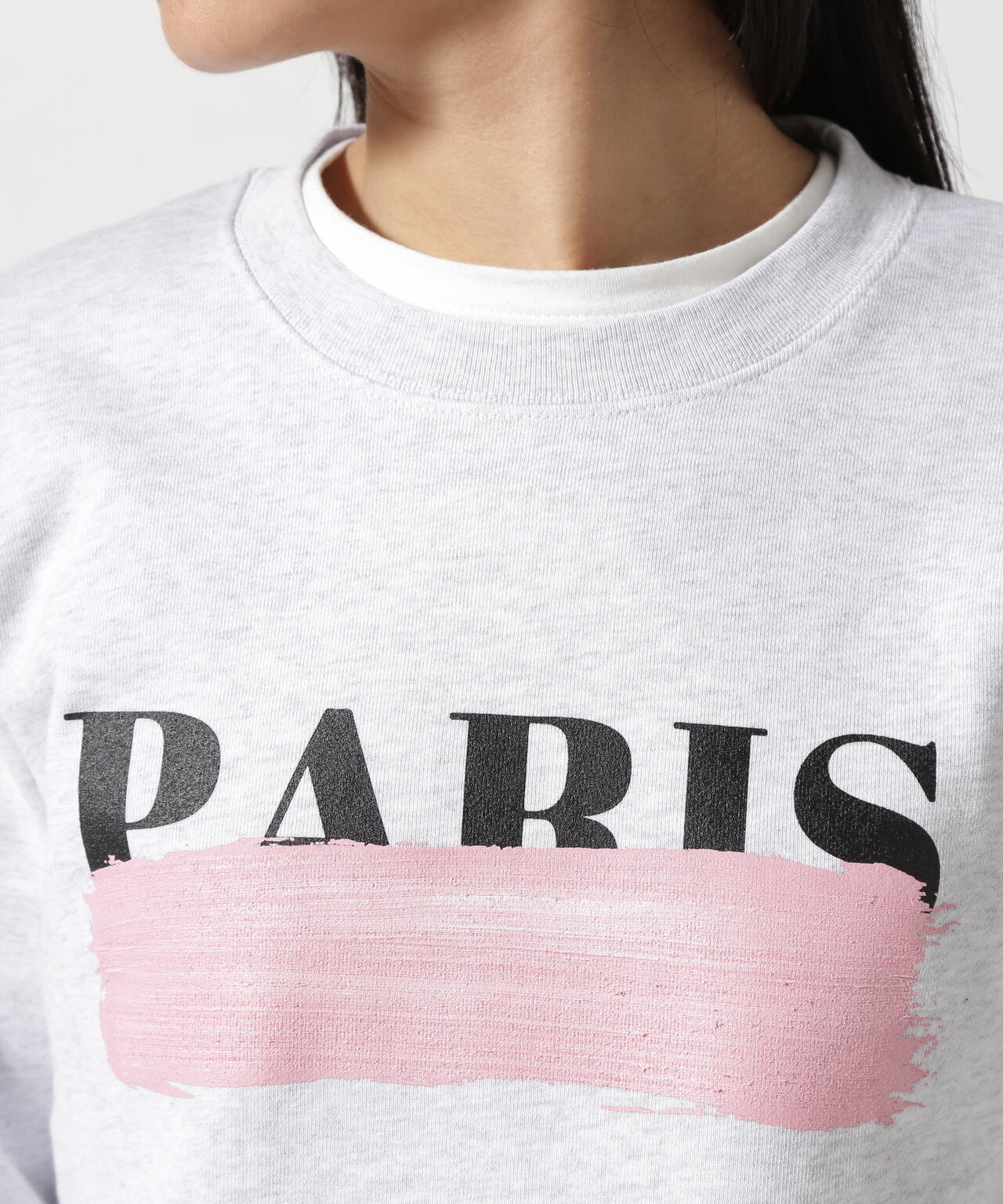 DROIT BELLO（ドロイトベロ）PINKブラッシュPARIS スウェット