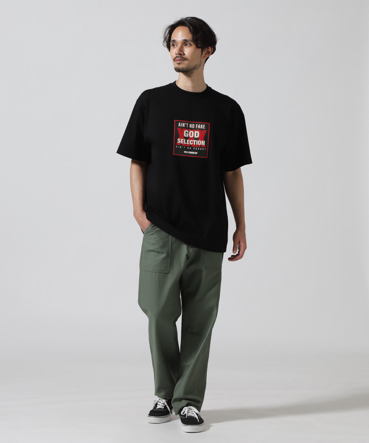 GOD SELECTION XXX / A’INT NO FAKE TEE GX-A25-ST-18