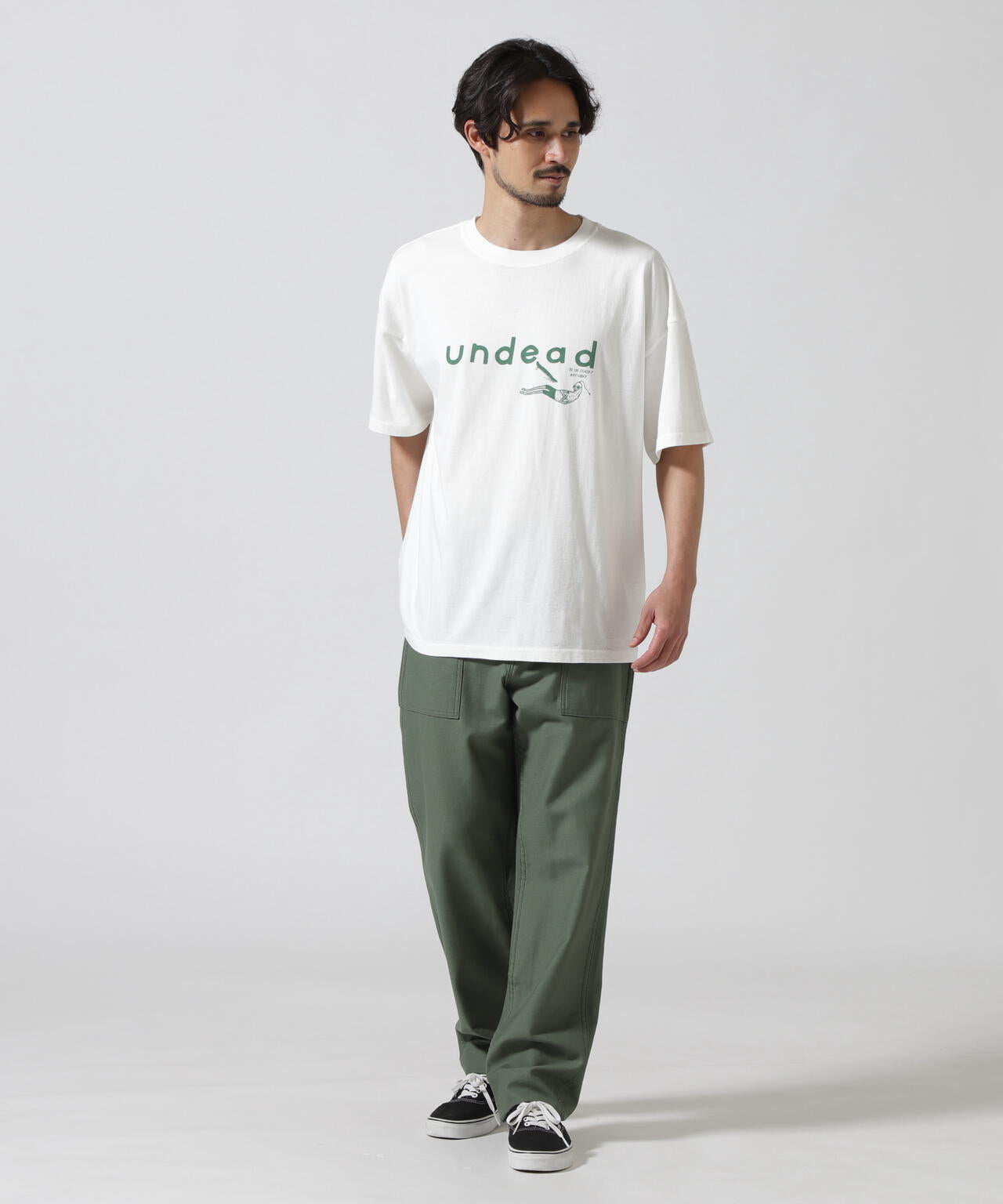REMI RELIEF(レミレリーフ) 別注20/-天竺BIGサイズTシャツ（Undead）