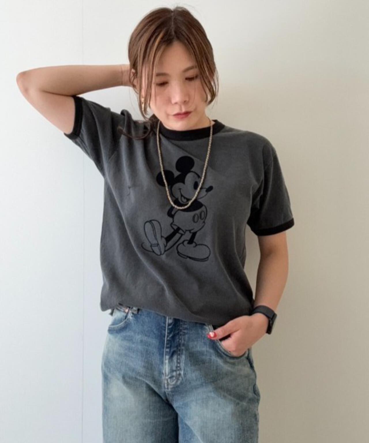 GOOD ROCK SPEED (グッドロックスピード) Disney リンガーTシャツ