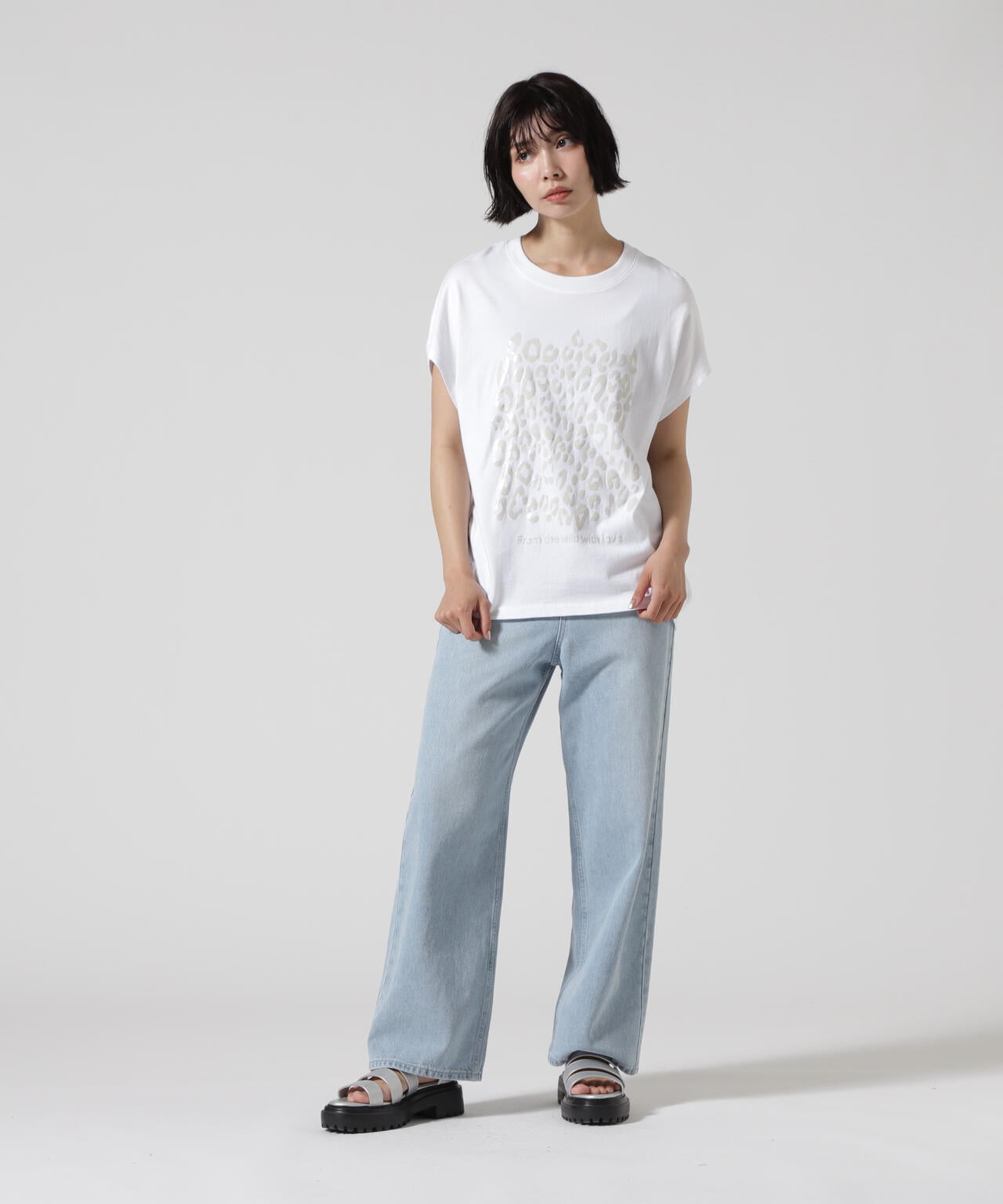 Munich（ミューニック）B'2nd別注レオパードプリントＴシャツ