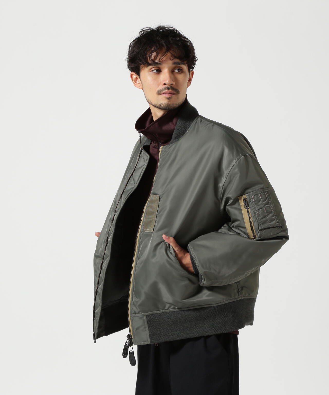 marka(マーカ）NYLON TWILL MA-1 ナイロンツイル / MA-1