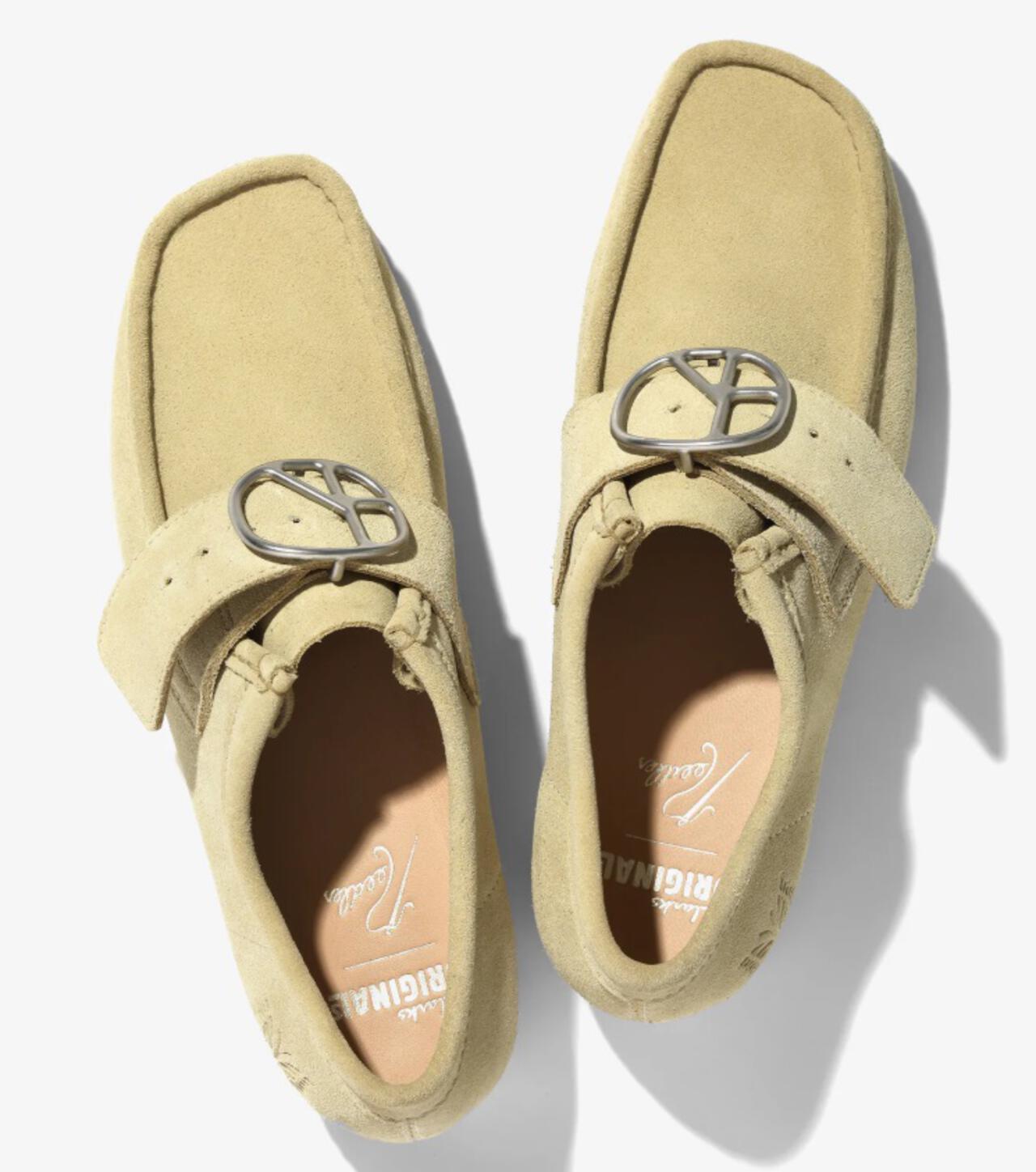 CLARKS ORIGINALS x NEEDLES / クラークス x ニードルズ / Wallabee - Peace Buckle