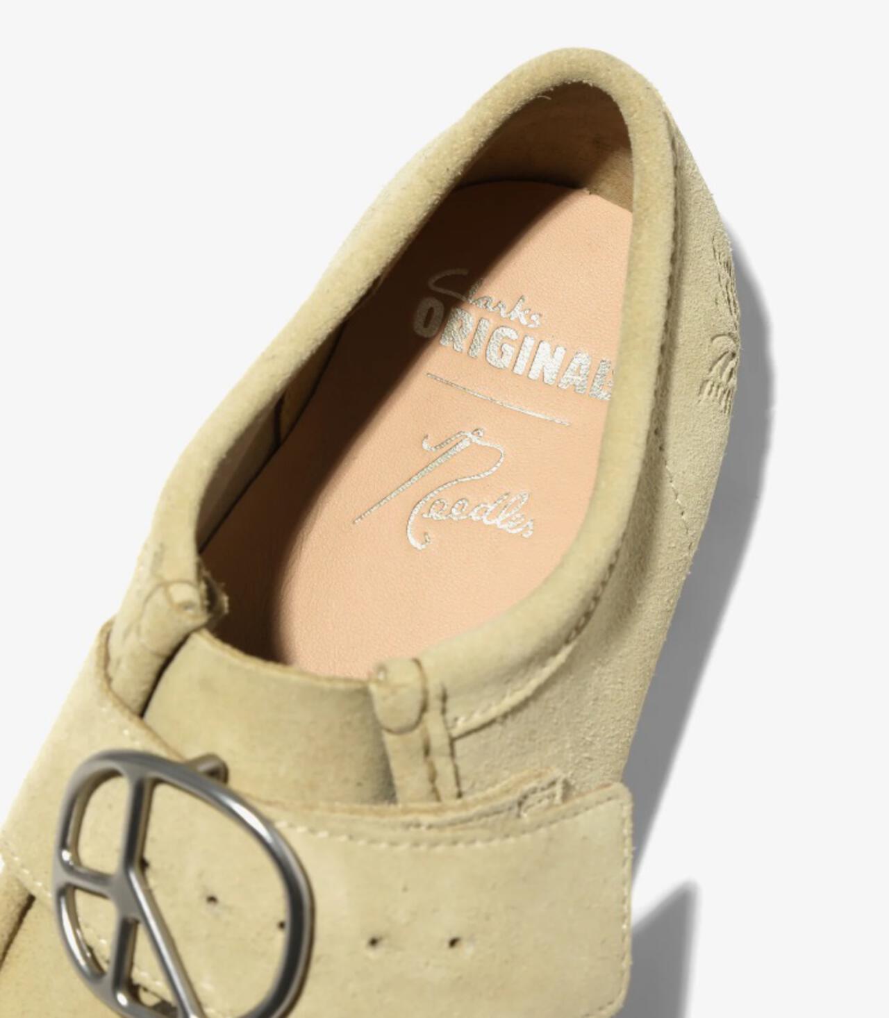CLARKS ORIGINALS x NEEDLES / クラークス x ニードルズ / Wallabee - Peace Buckle