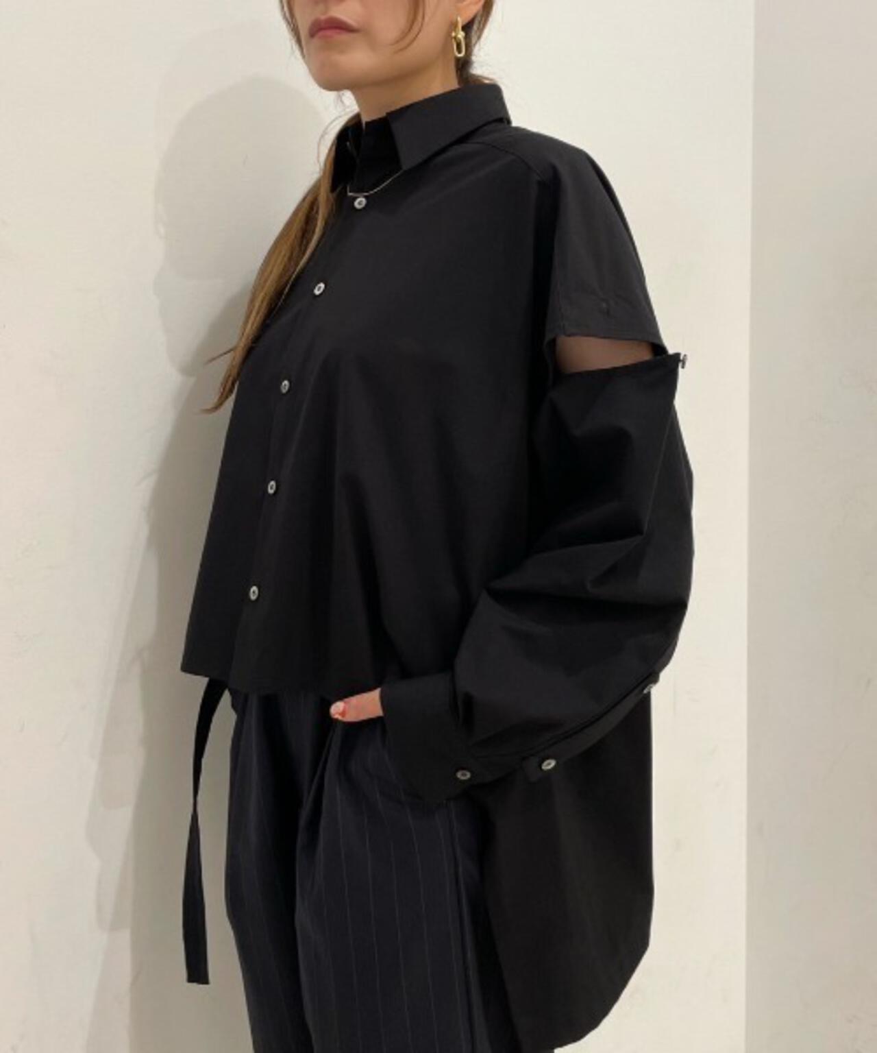UJOH(ウジョー)　Slit sleeve 別注シャツ