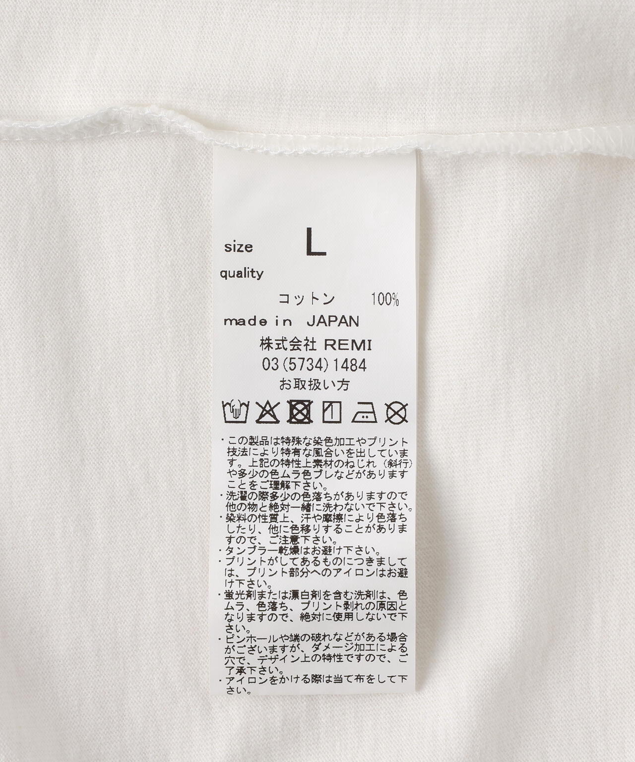 REMI RELIEF(レミレリーフ) 別注20/-天竺BIGサイズＴシャツ(THE WHO IS)