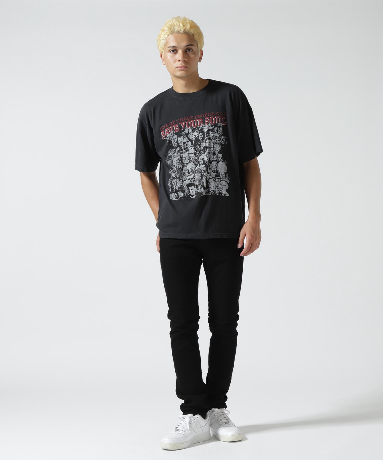 REMI RELIEF(レミレリーフ) 別注20/-天竺BIGサイズＴシャツ(SAVE YOUR)