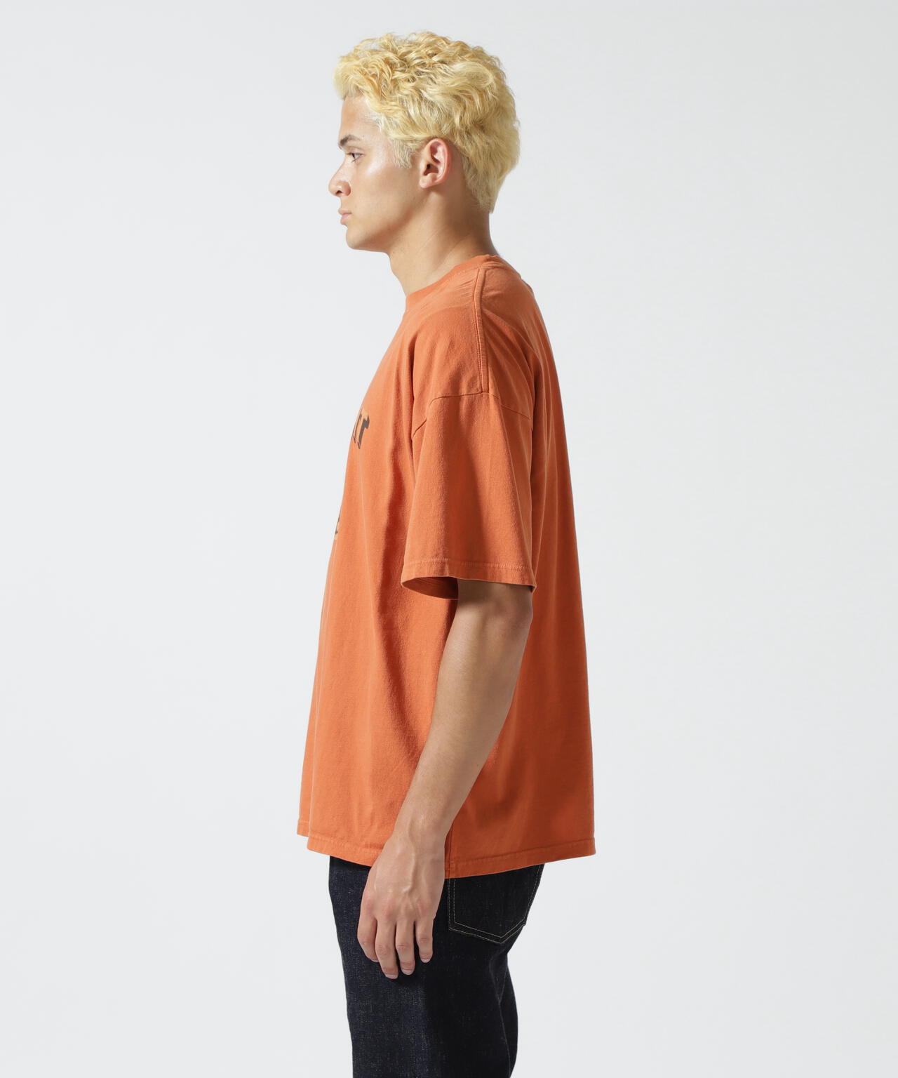 REMI RELIEF(レミレリーフ) 別注20/-天竺BIGサイズＴシャツ(MOSS POINT)