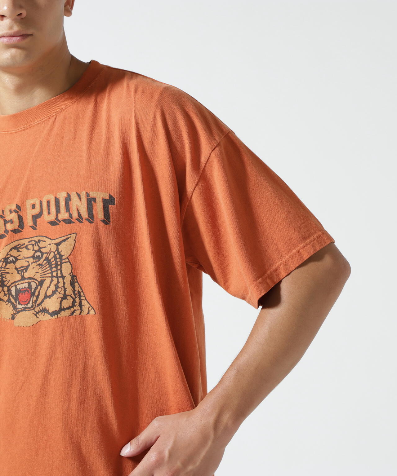 REMI RELIEF(レミレリーフ) 別注20/-天竺BIGサイズＴシャツ(MOSS POINT)