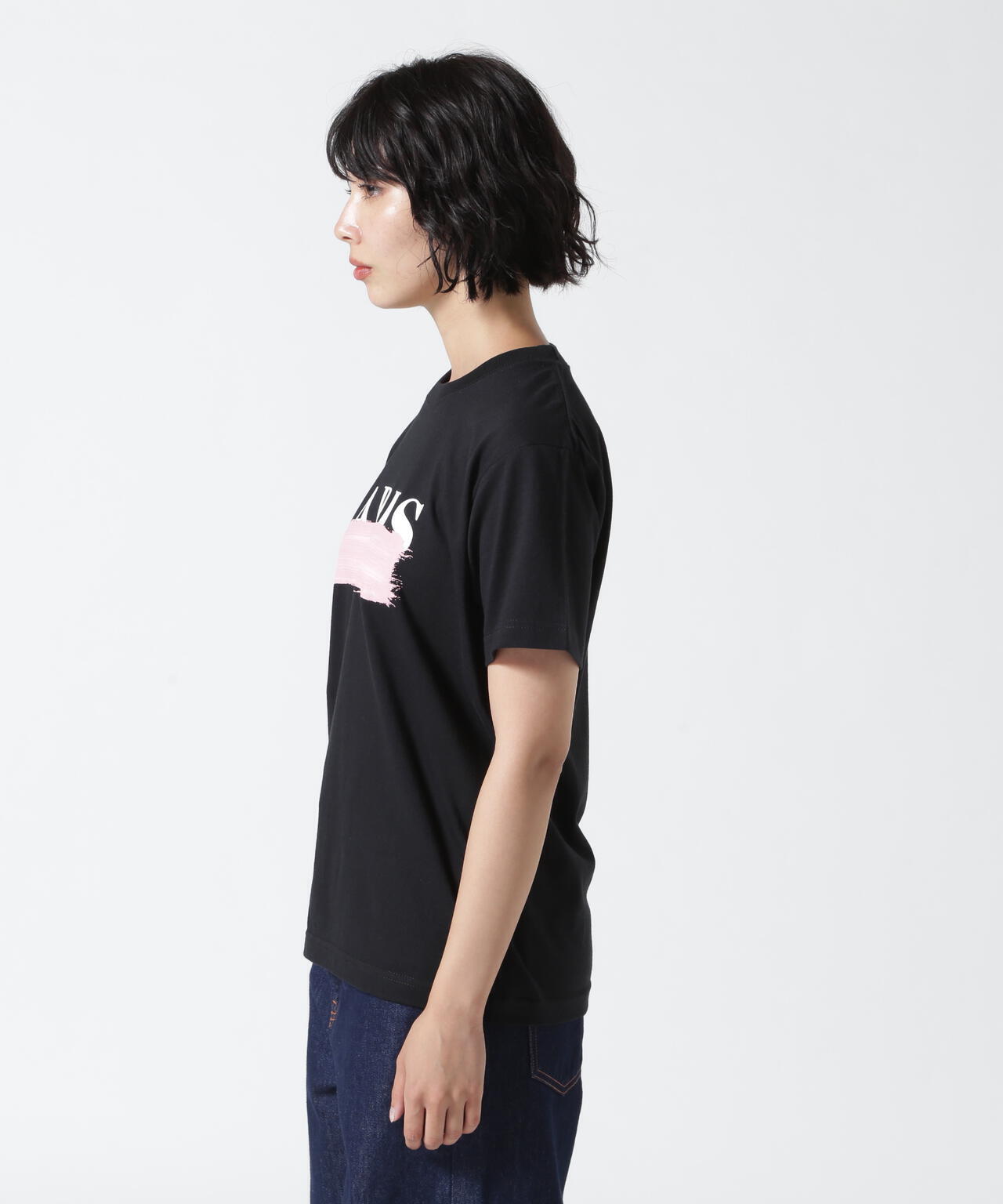 DROIT BELLO（ドロイトベロ）ピンクブラッシュPARIS Tシャツ