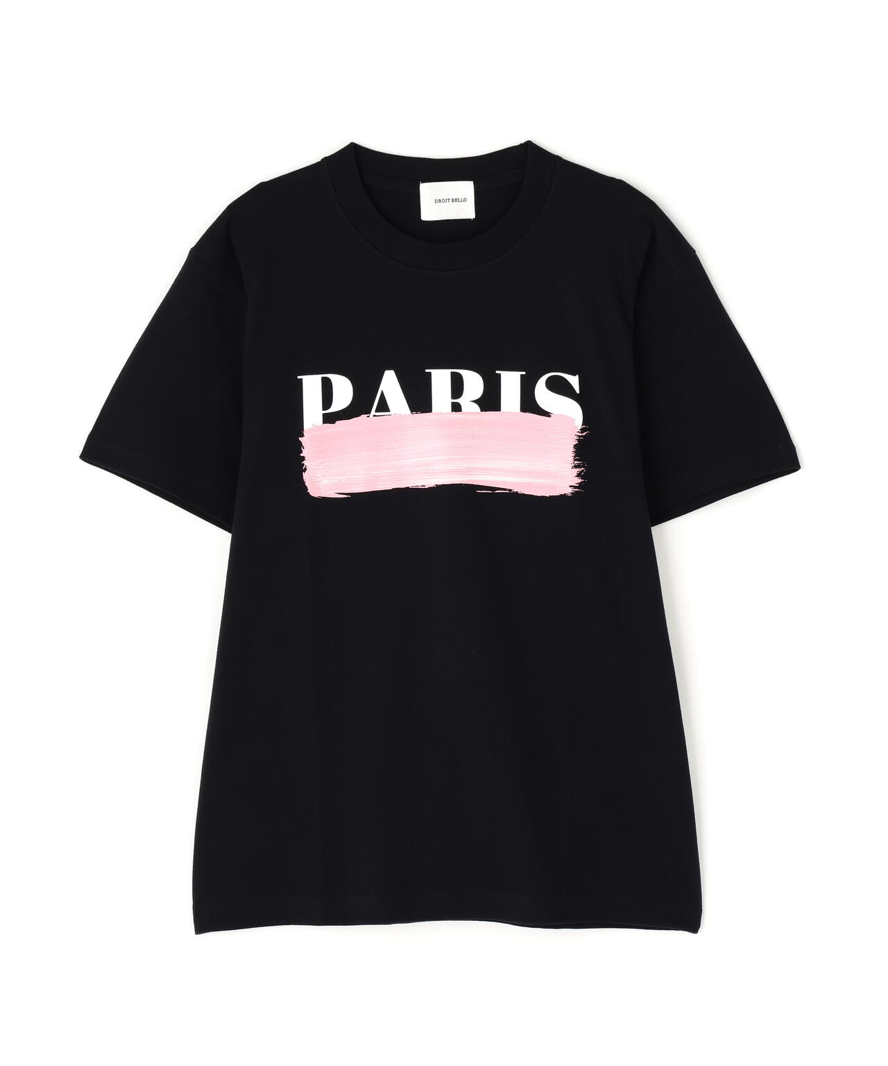 DROIT BELLO（ドロイトベロ）ピンクブラッシュPARIS Tシャツ